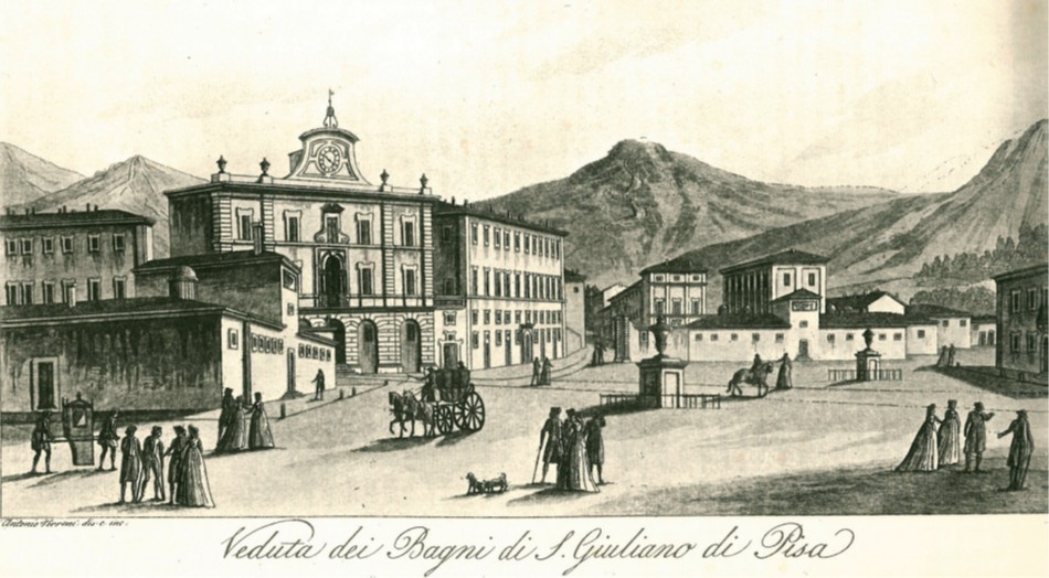 Antonio Terreni, Veduta San Giuliano Terme (1801)